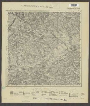 589 Geisenhausen ; Topographische Karte von Bayern 1:25.000 [Positionsblätter]