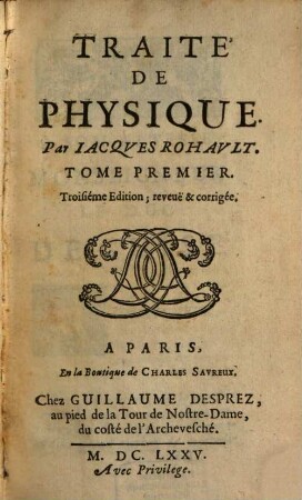 Traité De Physique, 1