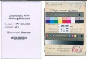Entnazifizierung Hermann Buschmann , geb. 14.04.1892 (Abt.Leiter)