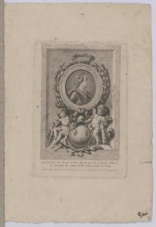 Bildnis des Louis XV., le bien aimé