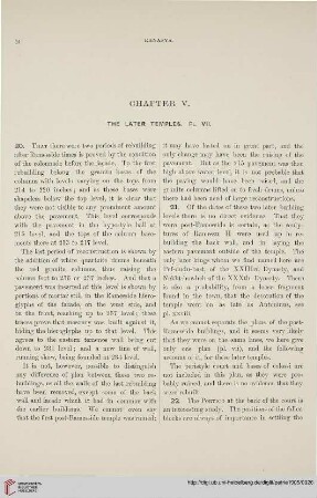 Chapter V: The later temples