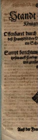 Eygentlicher Standt und wesen deß Königreichs Franckreich
