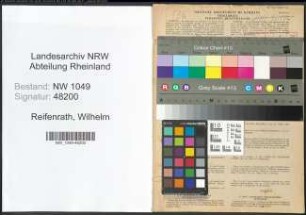 Entnazifizierung Wilhelm Reifenrath , geb. 29.08.1887 (Kaufmann)