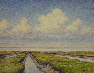 "Priel im Vorland."