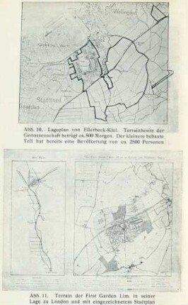 Abb.10. Lageplan von Ellerbeck-Kiel ...