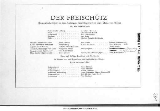 Der Freischütz