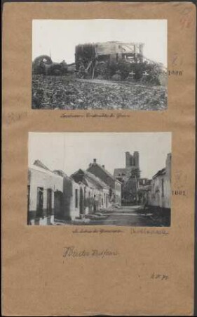 Zerschossene Windmühle bei Ypern