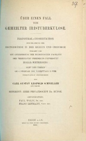 Zur Behandlung der Diphtherie : Inaug.-Diss.