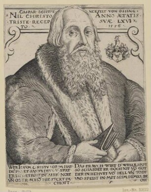 Bildnis des Caspar Schwenckfelt