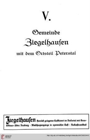 Gemeinde Ziegelhausen