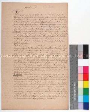 Befehl von Eduard von Schlichting an die 21. und 22. Infanteriebrigade der preußischen Armee betreffend die Übungen der Infanterie (Abschrift)