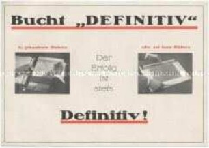 "Definitiv"-Kontroll-Buchhaltung