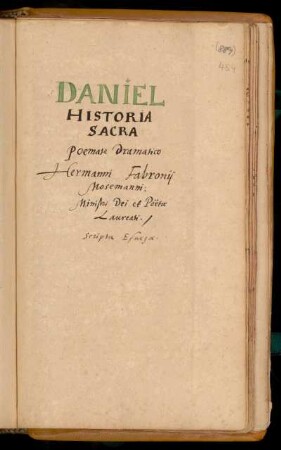 "Daniel" Historia sacra