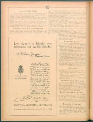 Valoración oficial de la correspondencia