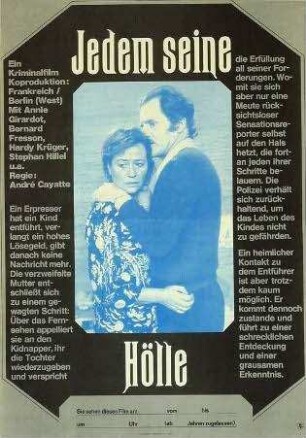 Jedem seine Hölle