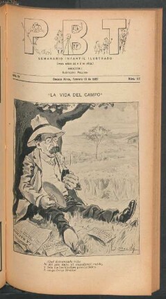 "La vida del campo" - [Caricatura]