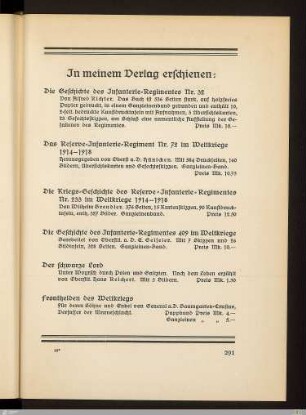 In meinem Verlag erschienen: ...