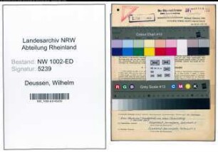 Entnazifizierung Wilhelm Deussen, geb. 18.09.1897 (Schulrektor)