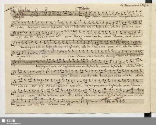 740. Cavatina: Care Donne sventurata