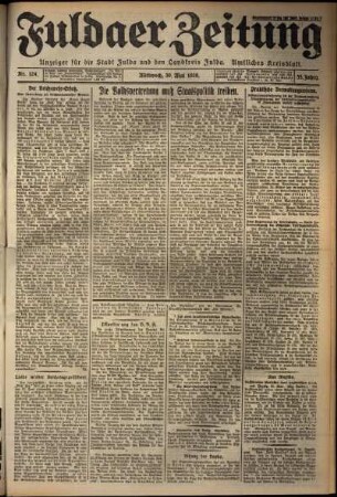 Ausgabe vom Mittwoch, den 30. Mai 1928.