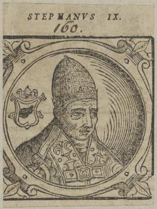Bildnis von Papst Stephanus IX.