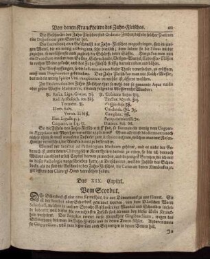 Das XIX. Capitel. Vom Scorbut