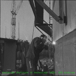 Baustelle des Forschungsreaktor 2 (FR 2)