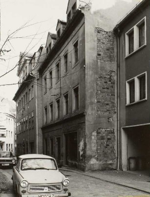Meißen-Altstadt. Wohnhöuser, Görnische Gasse 10/11. Straßenansicht