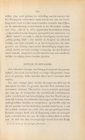 Bestuur en bevolking
