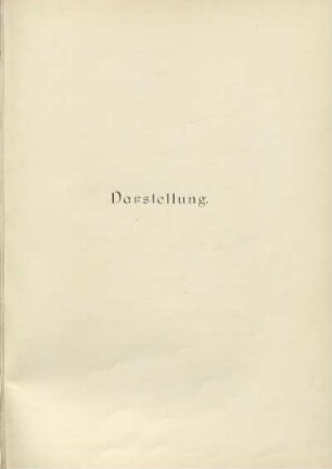 Darstellung