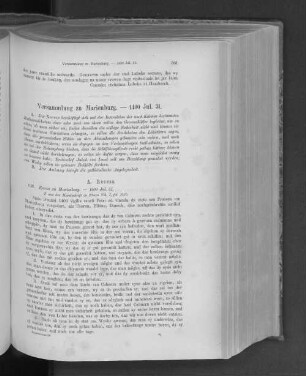Versammlung zu Marienburg. - 1400 Jul. 31.