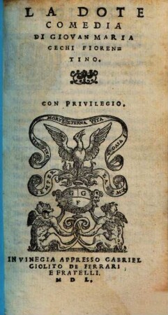 La Dote : Comedia