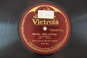 Martha - Solo, profugo : (Lost, proscrib'd) (Act 1) / (Flotow)