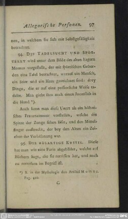 95. Die bösartige Kritik