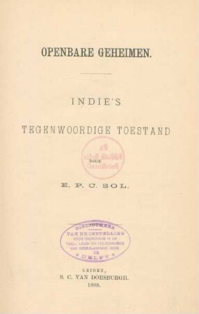 Openbare geheimen : Indië's tegenwoordige toestand