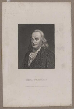 Bildnis des Benj. Franklin