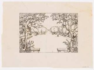Friedhof, Elbing: Friedhof, Wiese: Perspektivische Ansicht