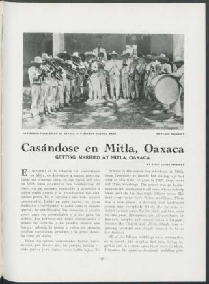 Casándose en Mitla, Oaxaca