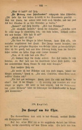 179. Kapitel. Im Kampf um die Ehre.