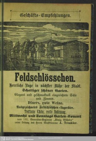 Geschäfts-Empfehlung