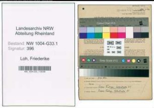 Entnazifizierung Friederike Loh , geb. 21.11.1908 (Studienassessorin)