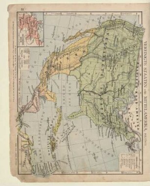 Vereinigte Staaten und Mittelamerika, politisch, Deutsches Reich