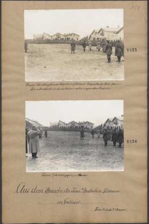 Kaiser-Geburtstagsfeier in Ostgalizien (Zborow) Ansprache des Kom. Generals Frh. v. Marschall an die deutschen und österr.-ungarischen Truppen