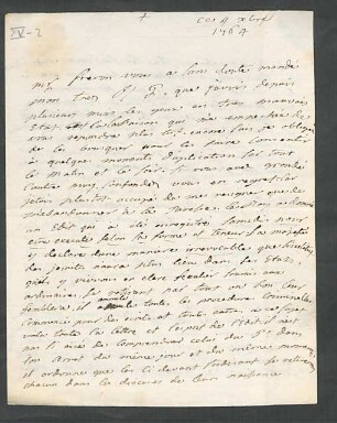 [Brief von Marie-Antoinete-Félicité de Pompignan an François-Joseph Terrasse Desbillons]