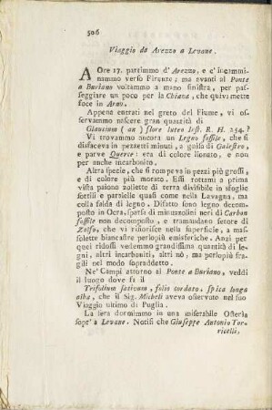 Viaggio da Arezzo a Levane.