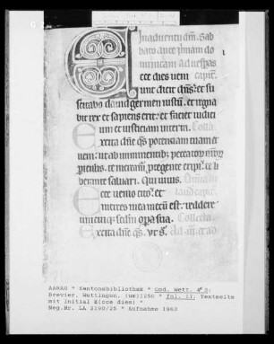 Brevier: fol. 17, Textseite mit Initiale E