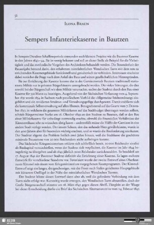 Sempers Infanteriekaserne in Bautzen
