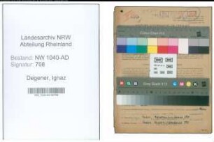 Entnazifizierung Ignaz Degener , geb. 17.09.1887 (Rendant)