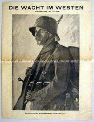 Kriegszeitung "Die Wacht im Westen" zum "Münchner Opfertag" 1917