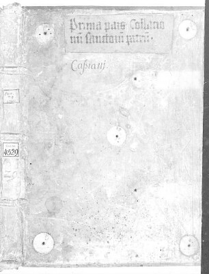 Collationes, pars I - BSB Clm 4529